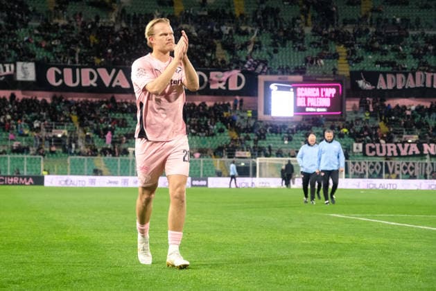 CALCIO - Serie B - Palermo FC vs SS Juve Stabia Palermo, Italy, 17 March 2026. Renzo Barbera Stadium, Palermo vs Juve Stabia, match valid for the 2025 2026 Serie B championship. In the photo: Joel Pohjanpalo (Palermo FC) Palermo Italy  Copyright: xIPAxSport ABACAx