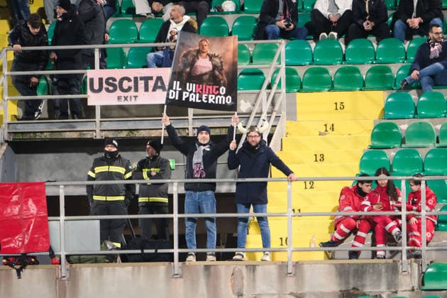 Palermo, Italy, 17 March 2026. Renzo Barbera Stadium, Palermo vs Juve Stabia, match valid for the 2025 2026 Serie B championship. In the photo: Palermo fans  Copyright: xFedericoxSerra IPAxSportx xipa-agency.netx xx IPA_73044981 IPA_Agency_IPA73044981