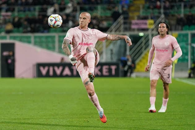 ANTONIO PALUMBO del Palermo durante la partita di Serie B tra Palermo e Juve Stabia allo stadio Renzo Barbera di Palermo, Italia - MartedÃ¬ 17 Marzo 2026. - Calcio. (Foto di Giovanni Isolino Lapresse)  Copyright: xGiovannixIsolino LaPressex