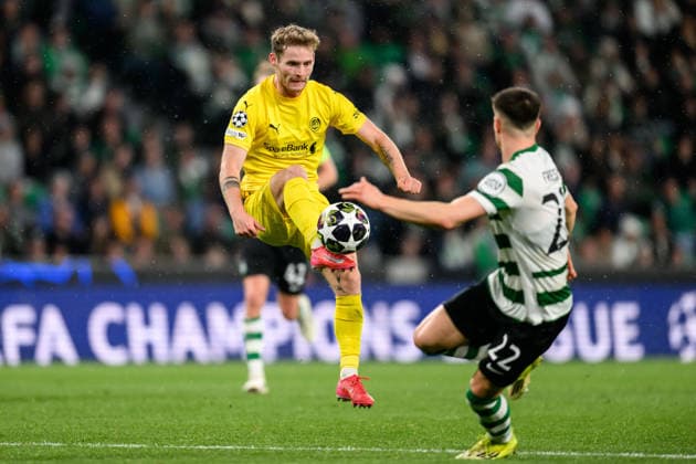 260317 Ole Didrik Blomberg of Bodo Glimt during the UEFA Champions League football match between Sporting CP and Bodo Glimt on March 17, 2026 in Lisbon. Photo: Marius Simensen BILDBYRAN COP 238 MM0063 bbeng football fotball fotboll soccer uefa champions league mesterligaen bodo glimt sporting clube de portugal sporting lisboa sporting lisbon sporting cp Copyright: MARIUSxSIMENSEN BB260317BB776