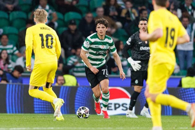 Eduardo Quaresma seen during UEFA Champions League Round of 16 game between teams of Sporting CP and FK Bodo Glimt at Estadio Jose Alvalade (Maciej Rogowski Ball Raw Images) Lisbon Estadio Jose Alvalade Portugal Copyright: xMaciejxRogowskix maciejrogowski_sporting_bodo_2526_ROG7602