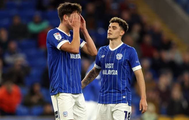 Rubin Colwill of Cardiff City shows a look of dejection Cardiff City v Wycombe Wanderers, Sky Bet League One, Football, Cardiff City Stadium, Cardiff, Wales, UK - 17 Mar 2026Cardiff Cardiff City Stadium United Kingdom EDITORIAL USE ONLY No use with unauthorised audio, video, data, fixture lists, club league logos or live services. Online in-match use limited to 120 images, no video emulation. No use in betting, games or single club league player publications. Copyright: xKieranxMcManus Shutterstockx 16776352q
