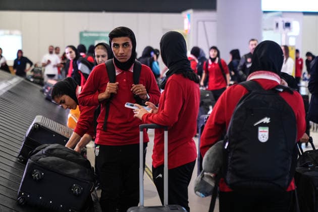 Iran women’s national football team arrives in Turkiye for return home ISTANBUL, TURKIYE - MARCH 17: Members of the Iran women’s national football team arrive at Istanbul Airport as they travel back to their country after competing in the 2026 AFC Women’s Asian Cup in Australia, in Istanbul, Turkiye, on March 17, 2026. Hakan Akgun Anadolu Istanbul Turkey. Editorial use only. Please get in touch for any other usage.  Copyright: x2026xAnadoluxHakanxAkgunx