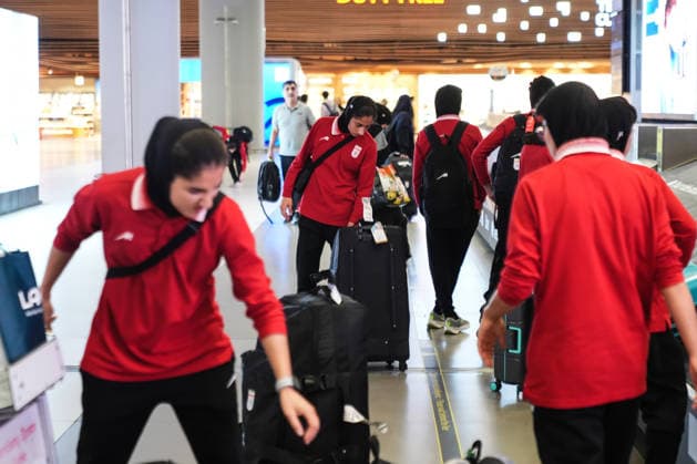 Iran women’s national football team arrives in Turkiye for return home ISTANBUL, TURKIYE - MARCH 17: Members of the Iran women’s national football team arrive at Istanbul Airport as they travel back to their country after competing in the 2026 AFC Women’s Asian Cup in Australia, in Istanbul, Turkiye, on March 17, 2026. Hakan Akgun Anadolu Istanbul Turkey. Editorial use only. Please get in touch for any other usage.  Copyright: x2026xAnadoluxHakanxAkgunx