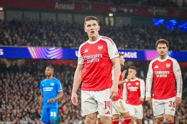 England: Fussball UEFA Champions League 2025 - 2026, Achtelfinale (Rückspiel) FC Arsenal London vs Bayer 04 Leverkusen - Emirates Stadium (London): Viktor Gyökeres Viktor Gyokeres (Arsenal, 14) Copyright: xJOERANxSTEINSIEKx