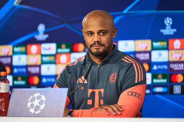 Pressekonferenz FC Bayern München Fußball UEFA Champions League Pressekonferenz FC Bayern München am 17.03.2026 auf dem Trainingsgelände an der Säbener Straße in München Vincent Kompany ( Trainer Cheftrainer München ) Foto: Photo by FC Bayern München via REVIERFOTO München Trainingsgelände an der Säbene Bayern Deutschland