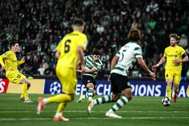 Lisbon, 17 03 2026 Tonight, the Sporting Clube de Portugal team hosted Bodo Glimt for the second-leg match of the Champions League Round of 16 at the JosÃ Alvalade Stadium in Lisbon. Pedro Goncalves do Sporting CP (Mario Vasa) NI20260317MARIOVASA0019 Lisboa Estadio JosÃ Alvalade Portugal Copyright: x xMarioxVasax