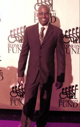 Sept. 27, 2011 - New York, New York, USA - THE BUONICONTI FUND HOSTS STAR-STUDDED 26TH ANNUAL GREAT SPORTS LEGENDS DINNER AT WALDORF-ASTORIA..CELEBRITY NAME: CARL LEWIS...LOCATION: WALDORF-ASTORIA HOTEL, NEW YORK, NY. Copyright: xGlobexPhotosx