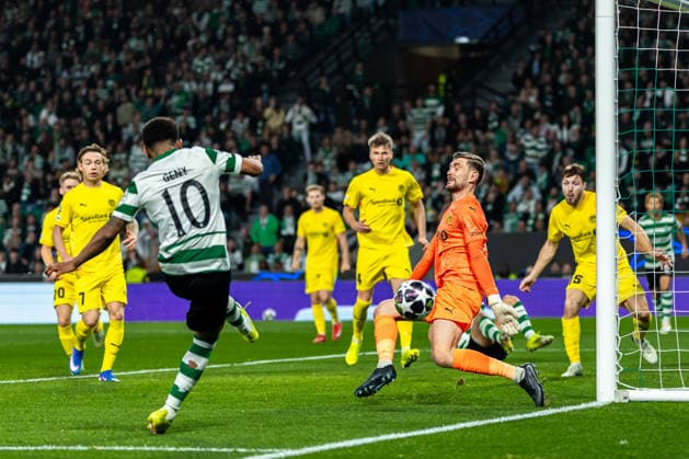 Uefa Champions League 2025-26 Sporting CP - FK Bodø Glimt Nikita Haikin of FK Bodø Glimt making a save during the UEFA Champions League 2025-26 League Round of 16, 2nd Leg match between Sporting CP and FK Bodø Glimt on Tuesday 17 March 2026 in Lisbon, Portugal Copyright: HMBxMedia CarlosxSilva