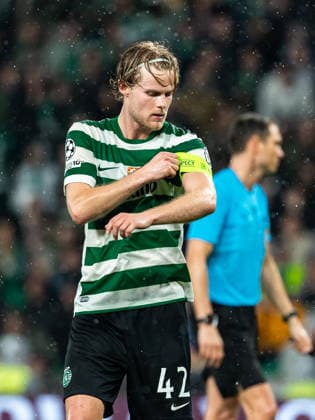 Uefa Champions League 2025-26 Sporting CP - FK Bodø Glimt Morten Hjulmand of Sporting during the UEFA Champions League 2025-26 League Round of 16, 2nd Leg match between Sporting CP and FK Bodø Glimt on Tuesday 17 March 2026 in Lisbon, Portugal Copyright: HMBxMedia CarlosxSilva