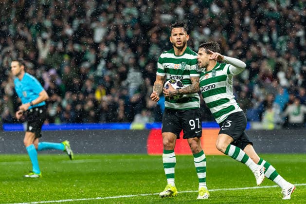 Uefa Champions League 2025-26 Sporting CP - FK Bodø Glimt Luis Suárez of Sporting celebrates during the UEFA Champions League 2025-26 League Round of 16, 2nd Leg match between Sporting CP and FK Bodø Glimt on Tuesday 17 March 2026 in Lisbon, Portugal Copyright: HMBxMedia CarlosxSilva
