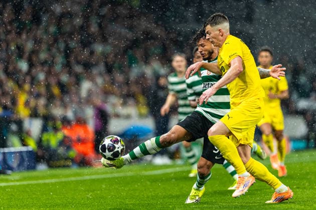 Uefa Champions League 2025-26 Sporting CP - FK Bodø Glimt Luis Suárez of Sporting in action, with the ball during the UEFA Champions League 2025-26 League Round of 16, 2nd Leg match between Sporting CP and FK Bodø Glimt on Tuesday 17 March 2026 in Lisbon, Portugal Copyright: HMBxMedia CarlosxSilva