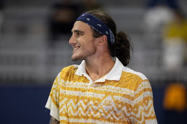 2026 Miami Open Presented By Itau - Day 1 Mattia Bellucci of Italy smiles during his qualifying match against Murphy Cassone of the United States on Day 1 of the Miami Open at Hard Rock Stadium in Miami Gardens, Florida, on March 17, 2026. Miami Gardens FL United States  Copyright: xMauricioxPaizx originalFilename:paiz-miamiope260317_npxnS.jpg