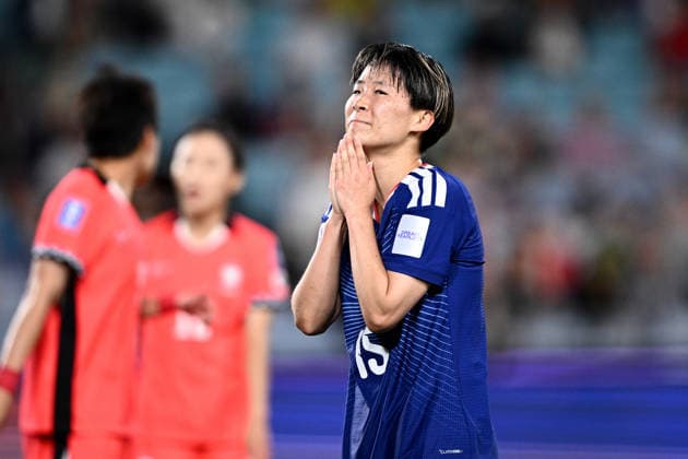 SOCCER ASIAN CUP WOMEN SOUTH KOREA JAPAN, Aoba Fujino of Japan reacts after missing a shot at goal during the AFC Women s Asian Cup Semi Final 2 between Korea Republic and Japan at Stadium Australia in Sydney, Wednesday, March 18, 2026. ( NO ARCHIVING, EDITORIAL USE ONLY SYDNEY NEW SOUTH WALES AUSTRALIA  Copyright: xDANxHIMBRECHTSx 20260318137842640435