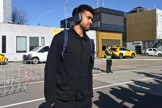 Freiburg v KRC Genk - UEFA Europa League Media Activities 18 03 2026 MAASTRICHT, BELGIUM - MARCH 18 : Lawal Tobias goalkeeper of KRC Genk pictured at the Maastricht Aachen airport before departure for the UEFA Europa League 2025 26 round of 16 match second leg between Freiburg and KRC Genk on March 18, 2026 in Maastricht, Belgium, 18 03 2026 Maastricht Belgium  Copyright: xDhax