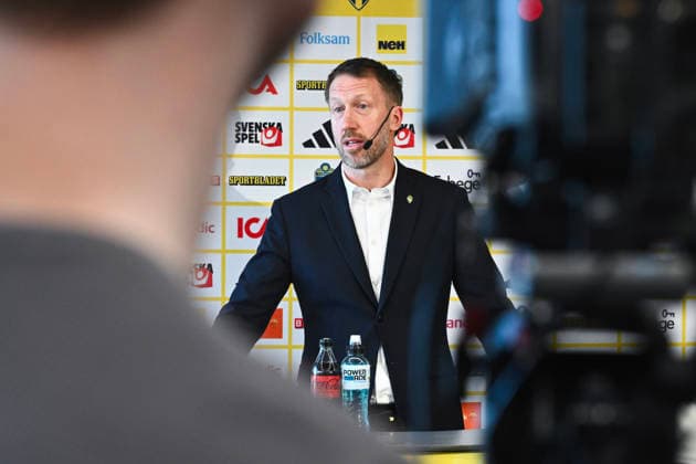 STOCKHOLM, SWEDEN 20260318 national team, Nationalteam captain Graham Potter presents the men s national team squad, Mannschaftsbild, Totale for the World Cup play-off. STOCKHOLM SWEDEN x10090x
