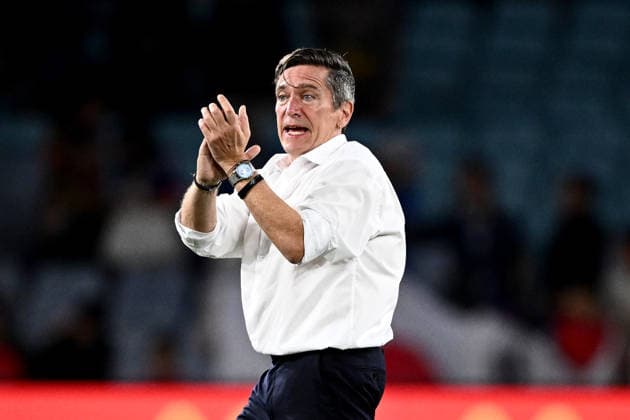 SOCCER ASIAN CUP WOMEN SOUTH KOREA JAPAN, Japan head coach Nils Nielsen gestures following their win in the AFC Women s Asian Cup Semi Final 2 between Korea Republic and Japan at Stadium Australia in Sydney, Wednesday, March 18, 2026. ( NO ARCHIVING, EDITORIAL USE ONLY SYDNEY NEW SOUTH WALES AUSTRALIA  Copyright: xDANxHIMBRECHTSx 20260318191678902322