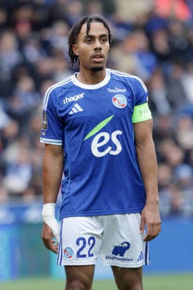 GUELA DOUE, Racing Strasburgo, Ligue 1, 2025-26, Racing Strasbourg vs Paris F.C. 0-0, 15-03-2026, Azione, Action, Single shot, Close up LIGUE 1 2025-26 RACING STRASBURGO-PARIS FC 0-0