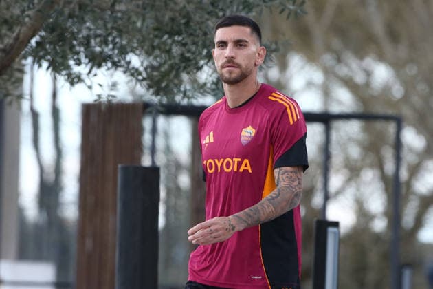 CALCIO - UEFA Europa League - AS Roma - press conference, PK, Pressekonferenz and Training 18-03-2026 Allenamenti Roma vigilia di Europa League Nella foto: Pellegrini ( Foto Gino Mancini ) Roma Italy  Copyright: xIPAxSport ABACAx