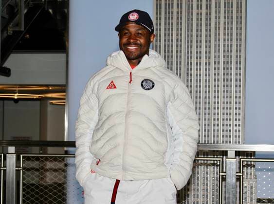 RECORD DATE NOT STATED Bryan Sosoo visits Empire State for photo opportunity. (SPO)Bryan Sosoo visits Empire State for photo opportunity. March 18, 2026, New York,USA: Bryan Sosoo visits the Empire State Building Observatory for a photo opportunity following his Olympic debut at the 2026 Milan Cortina Winter Olympics. Credit: Niyi Fote Thenews2 (Foto: Niyi Fote Thenews2 imago images) SPO  Copyright: xNiyixFotex
