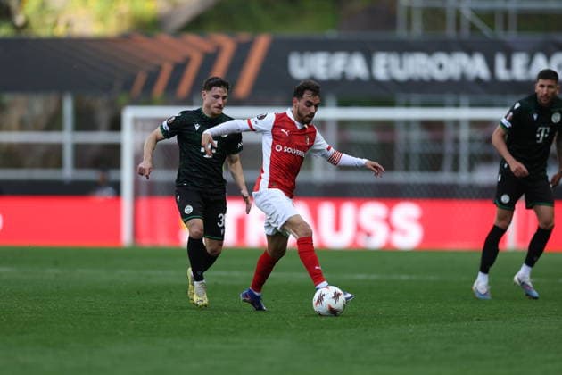 March 18, 2026, Braga, Braga, Portugal: Braga, Portugal - March 18, 2026 - Ricardo Horta of Sc Braga in action during the UEFA Europa League match between SC Braga and Ferencvaros at Estadio Municipal de Braga Uefa Europa League SC Braga X Ferencvaros  - ZUMAe141 20260318_zsp_e141_030 Copyright: xLuisxEirasx