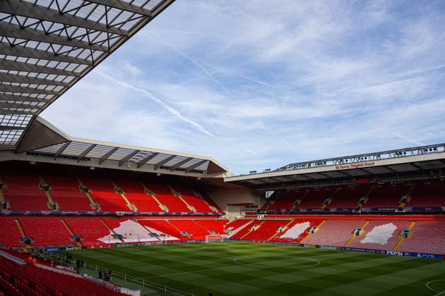 Football - UEFA Champions League - Round of 16 - 2nd Leg - Liverpool FC v Galatasaray A.Åž. LIVERPOOL, ENGLAND - Wednesday, March 18, 2026: A general view of the stadium ahead of the UEFA Champions League Round of 16 2nd Leg match between Liverpool FC and Galatasaray A.Åž. at Anfield. (Photo by David Rawcliffe Propaganda) LIVERPOOL Anfield MERSEYSIDE ENGLAND  Copyright: xDavidxRawcliffex P2026-03-18-Liverpool_Galatasaray-18