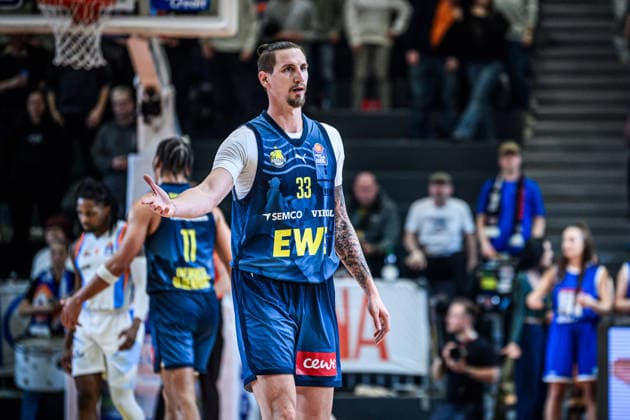 easycredit BBL Basketball Bundesliga 2025 2026 21. Spieltag Nachholspiel 18.03.2026 Science City Jena vs EWE Baskets Oldenburg Tomislav Zubcic (Oldenburg) unzufrieden, Portrait Sparkassen Arena