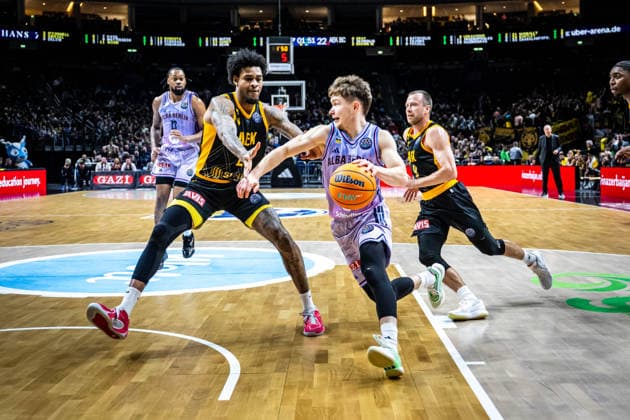 Basketball Berlin 18.03.2026 FIBA Champions League Round Of 16 Alba Berlin - AEK Athen bennet Hundt (Alba Berlin, No.33)