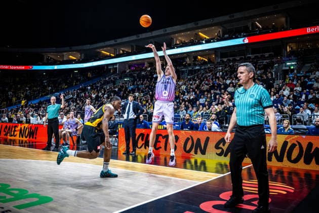 Basketball Berlin 18.03.2026 FIBA Champions League Round Of 16 Alba Berlin - AEK Athen Moses Wood (Alba Berlin, No.11)