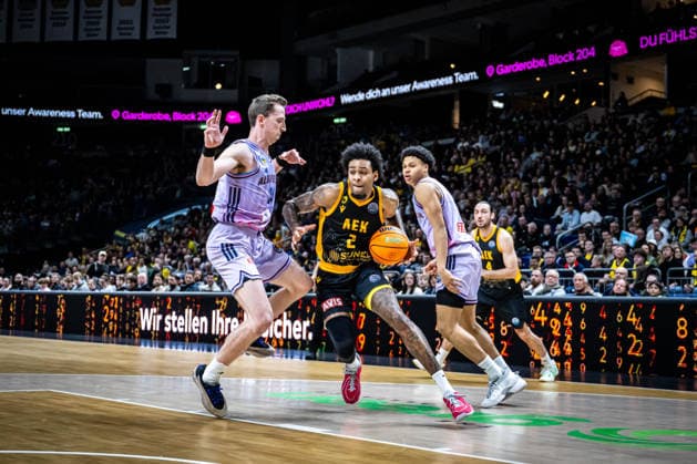 Basketball Berlin 18.03.2026 FIBA Champions League Round Of 16 Alba Berlin - AEK Athen Greg Brown III (AEK Athen, No.02)