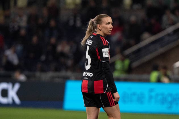 FRANKFURT, GERMANY - MARCH 18: Elisa Senß (6 Eintracht Frankfurt Frauen) during the Google Pixel Frauen-Bundesliga between Eintracht Frankfurt and TSG Hoffenheim at Stadion am Brentanobad on March 18, 2026 in Frankfurt, Germany. (Photo by Qianru Zhang Press Photo) Copyright: xQianruxZhang SPPx Sportspressphoto_SPR113130