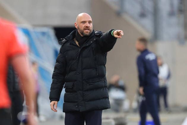 Jena vs VfL vs. BL Frauen Jena, 18.03.2026, Fußball, Frauen, Google Pixel Bundesliga, Saison 2025 2026, FC Carl-Zeiss Jena vs. VfL Wolfsburg, Cheftrainer Stephan Lerch (VfL Wolfsburg) Ernst-Abbe-Sportplatz Deutschland