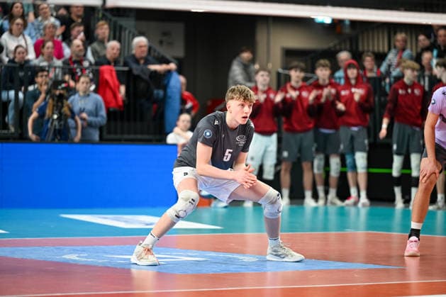 18.03.2026, xdobgx, Volleyball Volleyball Bundesliga VBL, SVG Lüneburg - VC Olympia Berlin v.l. Lüneburg