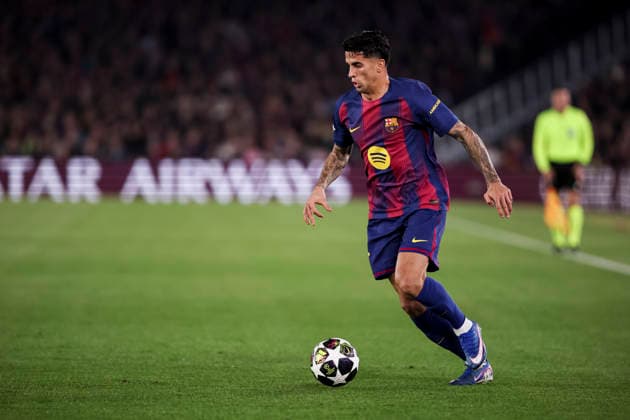 March 18, 2026, Barcelona, Barcelona, SPAIN: Joao Cancelo of FC Barcelona, Barca in action during the UEFA Champions League 2025 26 Round of 16 Second Leg, football match played between FC Barcelona and Newcastle United at Spotify Camp Nou stadium on March 18, 2026 in Barcelona, Spain. Barcelona SPAIN - ZUMAa181 20260318_zaa_a181_071 Copyright: xJavierxBorregox