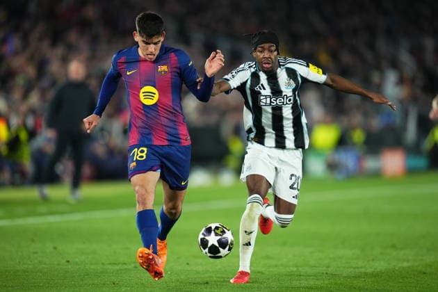 UEFA Champions League match, round of 16, second leg, between FC Barcelona, Barca and Newcastle FC plaYed at Spotify Camp Nou Stadium on March 18, 2026 in Barcelona, Spain. (Photo by Bagu Blanco PRESSIN).. Copyright: xBaguxBlancox xPRESSINx