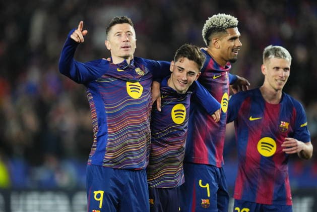 UEFA Champions League match, round of 16, second leg, between FC Barcelona, Barca and Newcastle FC plaYed at Spotify Camp Nou Stadium on March 18, 2026 in Barcelona, Spain. (Photo by Bagu Blanco PRESSIN).. Copyright: xBaguxBlancox xPRESSINx