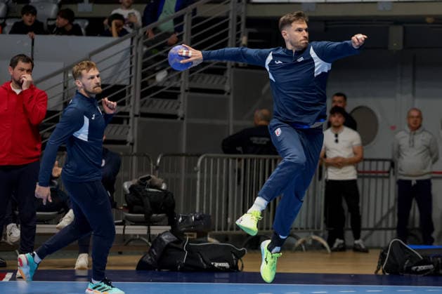 Croatia National Handball Team: training session Marin Jelinic of Croatia during training session at The Kresimir Cosic Hall in Zadar, Croatia on March 18, 2026. ahead of internationl friendly match between Croatia and Switzerland.  SimexZelic PIXSELL