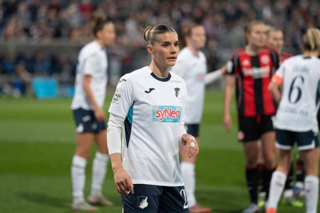 18.03.2026, xhfmx, Fussball Google Pixel Frauen-Bundesliga, Eintracht Frankfurt - TSG Hoffenheim Selina Cerci (TSG 1899 Hoffenheim Frauen) (DFL DFB REGULATIONS PROHIBIT ANY USE OF PHOTOGRAPHS as IMAGE SEQUENCES and or QUASI-VIDEO) Frankfurt am Main