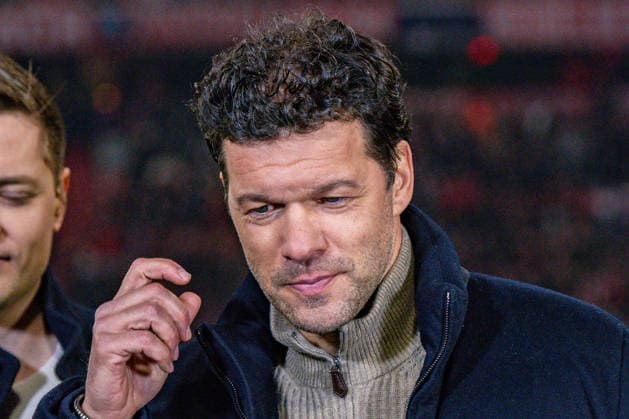 18.03.2026, FC Bayern München vs. Atalanta Bergamo, UEFA Champions League, Achtelfinale-Rückspiel Michael Ballack Regulations prohibit any use of photographs as image sequences and or quasi video Copyright: xBahhoxKarax