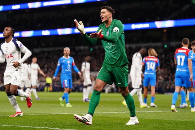 UEFA Champions League: Tottenham Hotspur v Atletico Madrid AtlÃ tico Madrid goalkeeper Juan Musso during the UEFA Champions League match Tottenham Hotspur vs Atletico Madrid at Tottenham Hotspur Stadium, London, United Kingdom on 18 March 2026 (Photo by Harvey Murphy News Images) Copyright: xHarveyxMurphy NewsxImagesx