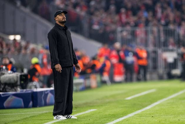 MUNICH GERMANY - MARCH 18: Vincent Kompany (Head Coach FC Bayern Muenchen) during the UEFA Champions League match between FC Bayern Muenchen vs. Atalanta Bergamo at Allianz Arena at Round of 16 match of the UEFA Champions League on March 18, 2026 in Munich, Germany. Bavaria Germany Copyright: xSteffiexWunderlx