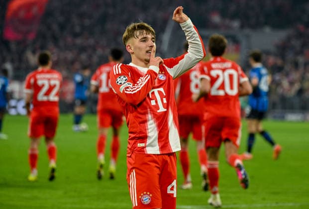 18.03.2026, xemx, Fussball UEFA Champions League, FC Bayern Muenchen - Atalanta Bergamo v.l. (DFL DFB REGULATIONS PROHIBIT ANY USE OF PHOTOGRAPHS as IMAGE SEQUENCES and or QUASI-VIDEO) Muenchen
