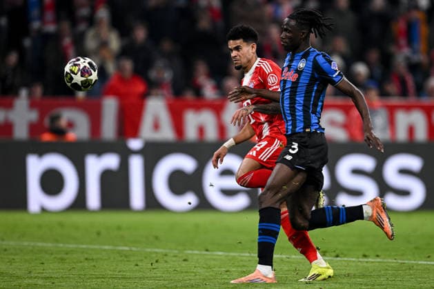 Mg Monaco di Baviera (Germania) 18 03 2026 - Champions League Bayern Monaco-Atalanta foto Matteo Gribaudi Image nella foto: gol Luis Diaz 
