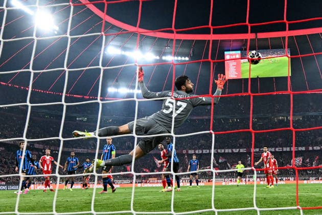 Mg Monaco di Baviera (Germania) 18 03 2026 - Champions League Bayern Monaco-Atalanta foto Matteo Gribaudi Image nella foto: gol Harry Kane 