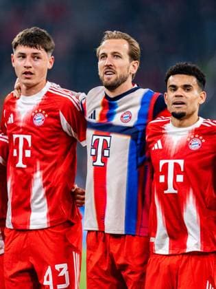 18.03.2026, FC Bayern München vs. Atalanta Bergamo, UEFA Champions League, Achtelfinale-Rückspiel Deniz Ofli ( FC Bayern München) Filip Pavic (FC Bayern Muenchen, 41) Harry Kane (FC Bayern Muenchen, 9) Luis Diaz (FC Bayern München, 14) Nicolas Jackson (FC Bayern Muenchen, 11) Regulations prohibit any use of photographs as image sequences and or quasi video Copyright: xBahhoxKarax