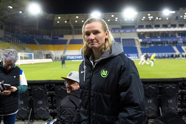 Google Pixel Frauen-Bundesliga: FC Carl Zeiss Jena vs. VfL Wolfsburg; Jena; 18.03.2026 Alexandra Popp ( 11; VfL Wolfsburg) Google Pixel Frauen-Bundesliga: FC Carl Zeiss Jena vs. VfL Wolfsburg; ad hoc arena im Ernst-Abbe-Sportfeld; 18.03.2026 DFB REGULATIONS PROHIBIT ANY USE OF PHOTOGRAPHS AS IMAGE SEQUENCES AND OR QUASI-VIDEO. Copyright: xBEAUTIFULxSPORTS Duehringx