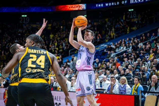Basketball Berlin 18.03.2026 FIBA Champions League Round Of 16 Alba Berlin - AEK Athen Jonas Mattisseck (Alba Berlin, No.09)