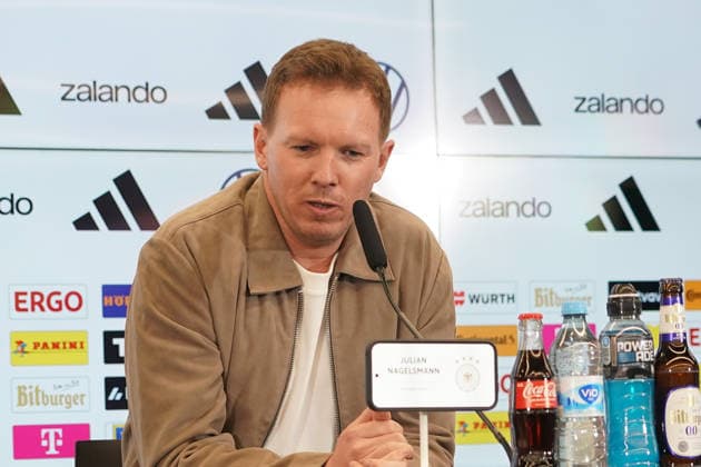 Bundestrainer Julian Nagelsmann (Deutschland Germany) bei der Nominierungspressekonferenz im DFB Campus - Frankfurt 19.03.2026: Nominierungs-Pressekonferenz Deutsche Nationalmannschaft, DFB Campus