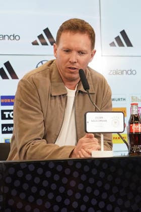 Bundestrainer Julian Nagelsmann (Deutschland Germany) bei der Nominierungspressekonferenz im DFB Campus - Frankfurt 19.03.2026: Nominierungs-Pressekonferenz Deutsche Nationalmannschaft, DFB Campus