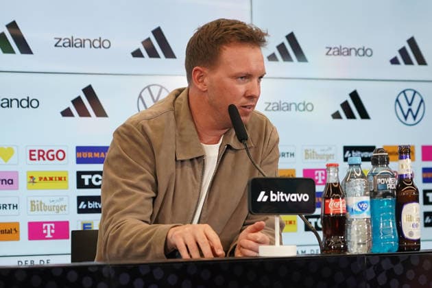 Bundestrainer Julian Nagelsmann (Deutschland Germany) bei der Nominierungspressekonferenz im DFB Campus - Frankfurt 19.03.2026: Nominierungs-Pressekonferenz Deutsche Nationalmannschaft, DFB Campus